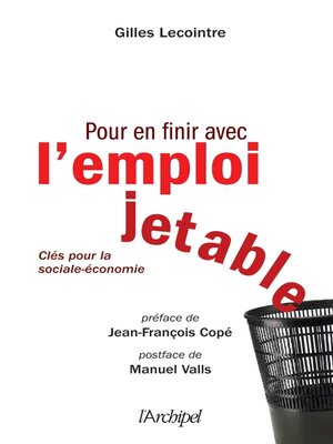 cover image of Pour en finir avec l'emploi jetable